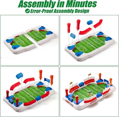 Soccer Board Game for Kids: Mini Table Top Football Indoor Games, Pinball Machine for Boys 5 6 7 8-12 Years Old, Interactive Tabletop Foosball Toys Birthday Sports Gifts in Saudi Arabia
