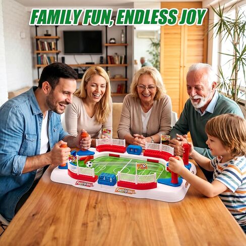 Soccer Board Game for Kids: Mini Table Top Football Indoor Games, Pinball Machine for Boys 5 6 7 8-12 Years Old, Interactive Tabletop Foosball Toys Birthday Sports Gifts in Saudi Arabia