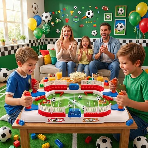 Soccer Board Game for Kids: Mini Table Top Football Indoor Games, Pinball Machine for Boys 5 6 7 8-12 Years Old, Interactive Tabletop Foosball Toys Birthday Sports Gifts in Saudi Arabia