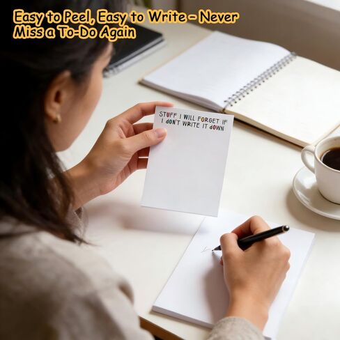A Fun to-Do List Notebook - Humorous Sticky Note Notebook, Creative Gift, 50 Pages Per Set in Kuwait
