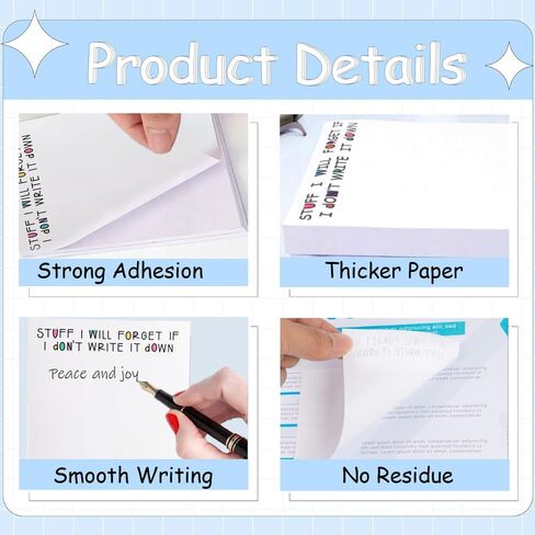 A Fun to-Do List Notebook - Humorous Sticky Note Notebook, Creative Gift, 50 Pages Per Set in Kuwait
