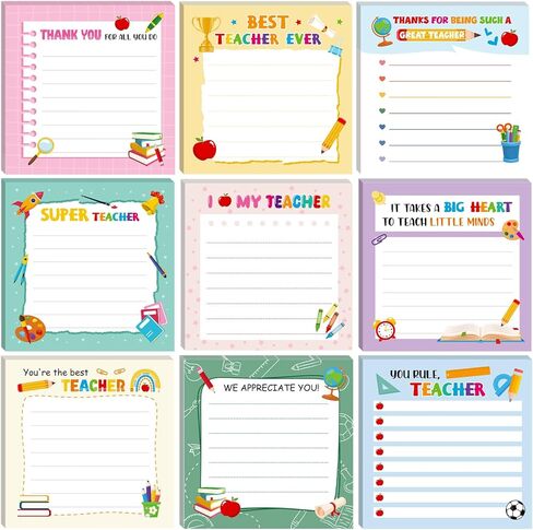 Lawyer Sticky Notes Gifts - 9 PCS Funny Attorney Notepads 3x3 Inches, Lawyer Gifts for Women Men, Law Self-Stick Memo Pads, Legal School Office Supplies for Students Coworkers (450 Sheets) in Kuwait