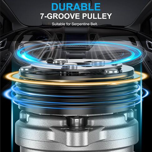 AC Compressor with Clutch Compatible with Honda CR-V 2007-2011, Acura RDX 2007-2012 in Saudi Arabia