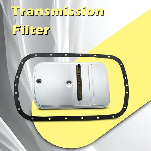 5L40E 5L50E Automotive Trans Transmission Filter Kits Oil Pan Gasket L6 V6 V8 3.0L 3.2L 3.6L 4.6L Compatible with Bmw for Cadillac X5 Cts Srx Sts 01-08 Replaces 24117-510-011 96041844 in Kuwait