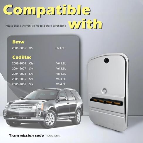 5L40E 5L50E Automotive Trans Transmission Filter Kits Oil Pan Gasket L6 V6 V8 3.0L 3.2L 3.6L 4.6L Compatible with Bmw for Cadillac X5 Cts Srx Sts 01-08 Replaces 24117-510-011 96041844 in Kuwait