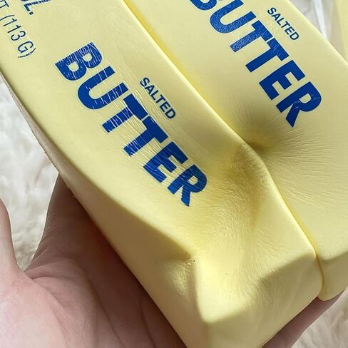 Slow Rising Butter Squishy Toy 2 Pack, Realistic Butter Stick Soft Squeeze Stress Relief Fidget Toys, Sensory Relaxation Tool for Anxiety Relief, Party Favors Office Desk Gadgets in Saudi Arabia