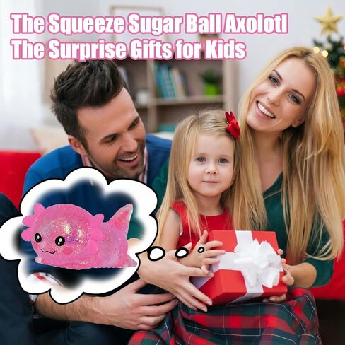 axolotl اسفنجي الكرة الإجهاد، axolotls squishies تململ الإجهاد الكرة، لطيف squishies axolotls لعبة، الحيوان الإجهاد الإغاثة axolotl اللعب، بسط ضغط اللعب هدية عيد ميلاد الحزب (الوردي) in Kuwait