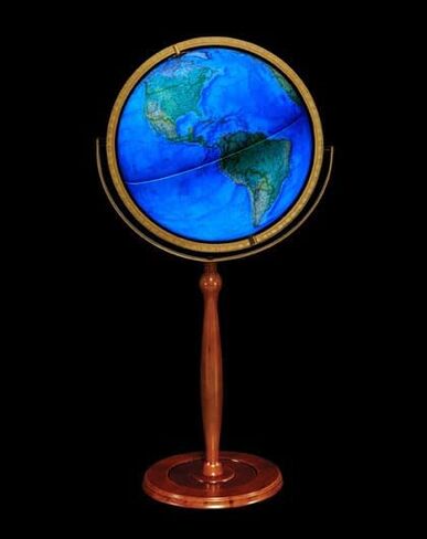 كرة أرضية مضيئة من Replogle Globes Chamberlin، قطر 16 بوصة in Kuwait