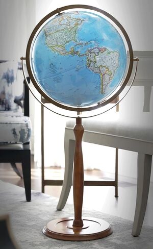 كرة أرضية مضيئة من Replogle Globes Chamberlin، قطر 16 بوصة in Kuwait