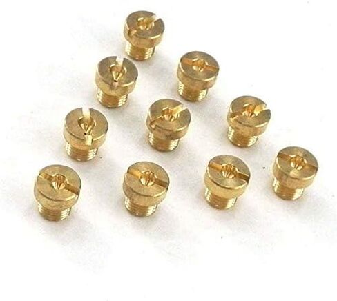 10 X M6 Thread 6mm Main Jet Kit for Dellorto Carb 98 102 105 108 110 112 115 120 125 130 Injector Nozzle in Saudi Arabia