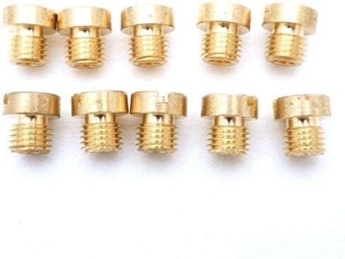 10 X M6 Thread 6mm Main Jet Kit for Dellorto Carb 98 102 105 108 110 112 115 120 125 130 Injector Nozzle in Saudi Arabia
