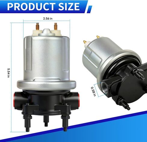 مضخة وقود كهربائية مطورة P4600HP SP8117 بديلة للسيارات 12 فولت (تشمل القفازات) متوافقة مع بنزين الإيثانول والميثانول والديزل in Kuwait