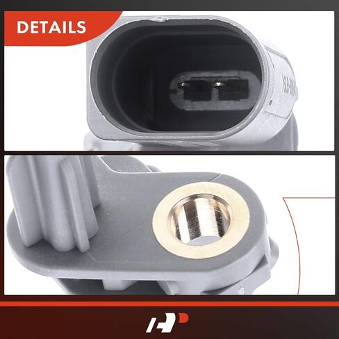 A-Premium Rear ABS Wheel Speed Sensor Compatible with Volkswagen, Audi Models - Jetta 2015-2016, Tiguan 2012-2017, Tiguan Limited/Beetle 2017-2017, CC 2011-2017, Q3 2015-2017, 2-PC Set in Kuwait