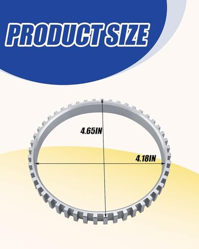 ABS Wheel Speed Sensor Tone Ring Fit for Ford E-Transit Base, Fit for Transit 150 250 350 Base, Replacement BK3Z-2C189-A in Kuwait