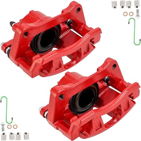 PHILTOP Brake Caliper Front or Rear Compatible with 1999-2006 Silverado 1500, 2001-2010 Silverado 2500 HD, 1999-2006 Sierra 1500, 2000-2006 Tahoe, 2000-2006 Suburban 1500, 18-B4728, 18-B4729 in Kuwait