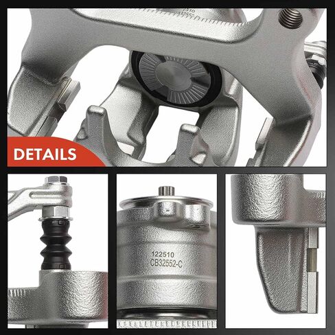 مجموعة ماسك فرامل قرصية ممتازة مع دعامة متوافقة مع سيارات فورد - F-150 F150 2021-2025 - جانب الراكب الخلفي الأيمن in Kuwait