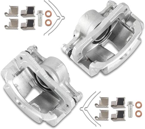 Front Brake Caliper Kit Right + Left Assembly w/Bracket 19B1568 19B1569 Compatible for Toyota Camry L4 2.2L 1992-1996 (Set of 2) in Kuwait