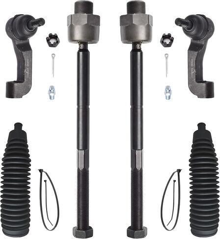 ASTARPRO 6pcs Front Tie Rod Ends Inner and Outer with Boots Compatible with 2002 2003 2004 2005Jeep Liberty in Kuwait