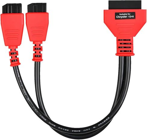 Car 12+8 Pin Connector to OBD2 Adapter, Security Bypass Cable SGW Equipped FCA Vehicles for Diagnostic, OBD II Bypass Gateway Protocol Diagnostic Connector for MK908 MS908S MS908 in Kuwait