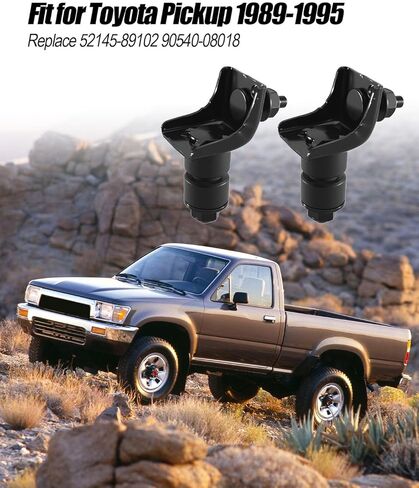 2Pcs Front Bumper Side Mounting Stay Face Bar Bracket Support Kit Fit for Toyota Pickup 1989-1995 4Runner 1990-1995 T100 1993-1998, Replace 52145-89102 90540-08018 90179-08063 in Kuwait