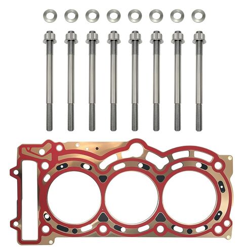 Titanium Cylinder Bolt Heavy Duty Head Studs Kit & MLS Head Gasket Kit for Can Am Maverick X3 Max 4x4 Turbo X3 900 OEM #420431816 42094094 in Kuwait
