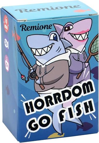Horrible Go Fish Game for Grown Up - Horrdom Go Fish, 2+ Players, 104 Cards, 10+ Minutes, 26 Pairs, Card Games for Grown Ups You've Always Wanted Party Fun in Kuwait