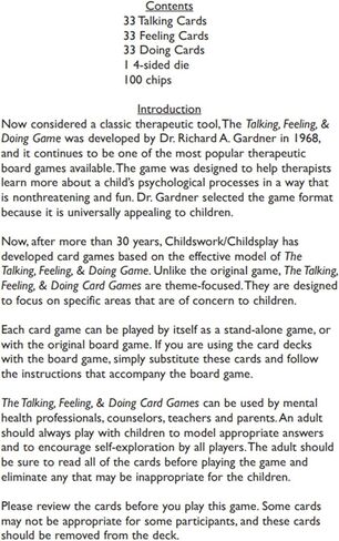 Childswork/Childsplay سلسلة ألعاب التحدث والشعور والعمل: لعبة بطاقة السلوك الجيد - لعبة علاج مذهلة للأطفال لتحسين المهارات الاجتماعية من خلال التعبير عن العواطف والمشاعر in Kuwait