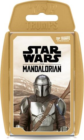 لعبة بطاقات Top Trumps Star Wars Mandalorian - ألعاب عائلية للأطفال والكبار - ألعاب تعليمية - ألعاب بطاقات للأطفال لأكثر من لاعبين - ألعاب حرب الأطفال - ألعاب بطاقات للعائلات - حروب البطاقات - للأطفال الذين تزيد أعمارهم عن 12 عامًا in Kuwait