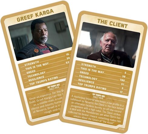 لعبة بطاقات Top Trumps Star Wars Mandalorian - ألعاب عائلية للأطفال والكبار - ألعاب تعليمية - ألعاب بطاقات للأطفال لأكثر من لاعبين - ألعاب حرب الأطفال - ألعاب بطاقات للعائلات - حروب البطاقات - للأطفال الذين تزيد أعمارهم عن 12 عامًا in Kuwait