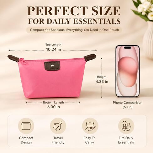 Cosmetic Bags Toiletry Bags for Women 8 Pack Toiletries Organizer Bag Multifunction Travel Makeup Pouch in Saudi Arabia