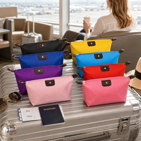 Cosmetic Bags Toiletry Bags for Women 8 Pack Toiletries Organizer Bag Multifunction Travel Makeup Pouch in Saudi Arabia