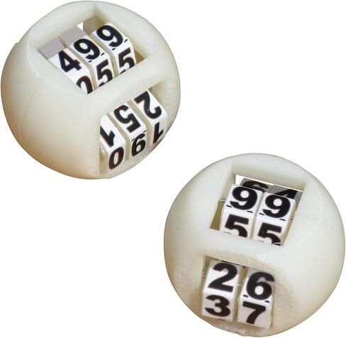 مجموعة النرد D100 وD500 (قطعتان) - آلية عرض ذات أرقام عالية (0–99 و0–499) - نرد متعدد السطوح فريد من نوعه لألعاب DND وRPG على الطاولة وهواة جمع الألعاب in Kuwait