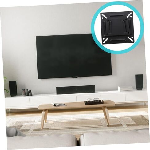 Artibetter Stainless Steel Monitor Bracket for Screens Adjustable Wall Mount for Home Office and Industrial Use Sturdy Design for Practical Storage and Convenient Setup in Saudi Arabia
