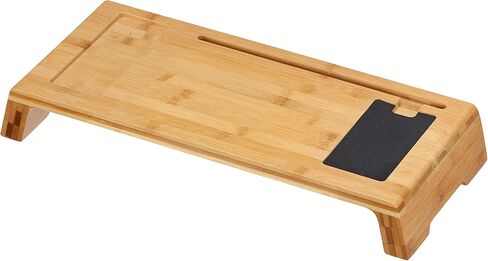 Cortesi Home Mia Natural Bamboo Monitor Stand with Mouse Pad in Saudi Arabia