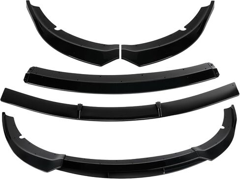 Front Bumper Lip Splitter Spoiler Compatible with Dodge Charger SRT Hellcat/RT Scat Pack/Daytona/RT 392 2015-2023 Accessories Air Chin Body Kit (Matte Black) in Saudi Arabia