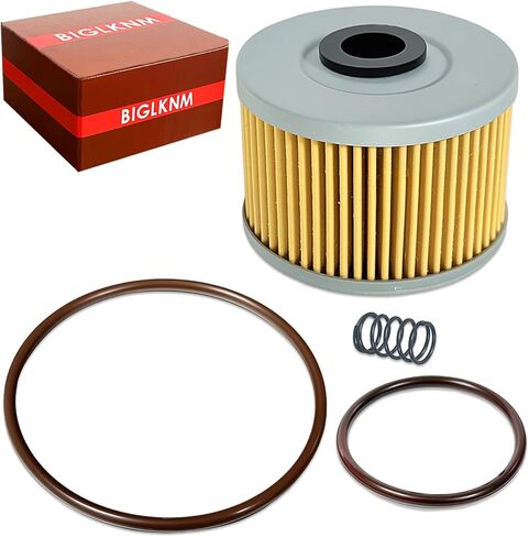 1 حزمة فلتر زيت مع زنبرك على شكل حرف O متوافق مع KLX110 KLX110L AN110 AN112 Edge BR125 Z125 PRO، 52010-1053 92145-1091 92055-049 عنصر فلتر الزيت in Kuwait