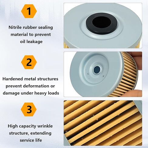 1 حزمة فلتر زيت مع زنبرك على شكل حرف O متوافق مع KLX110 KLX110L AN110 AN112 Edge BR125 Z125 PRO، 52010-1053 92145-1091 92055-049 عنصر فلتر الزيت in Kuwait
