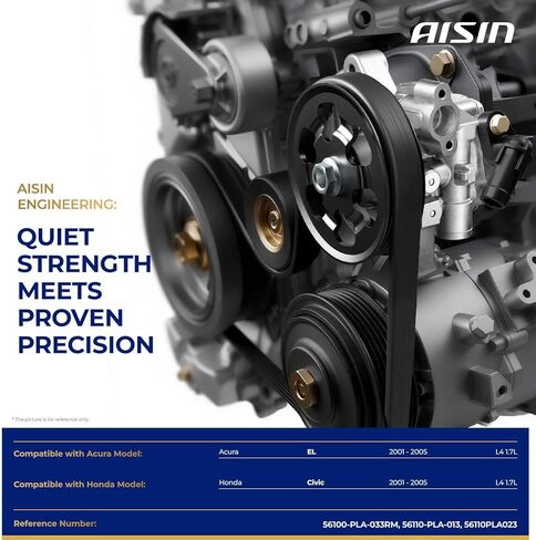 AISIN AFTERMARKET PSPH-00256 مضخة توجيه كهربائية - متوافقة مع Honda Civic، Acura EL 2001-2005 - L4 1.7L in Kuwait