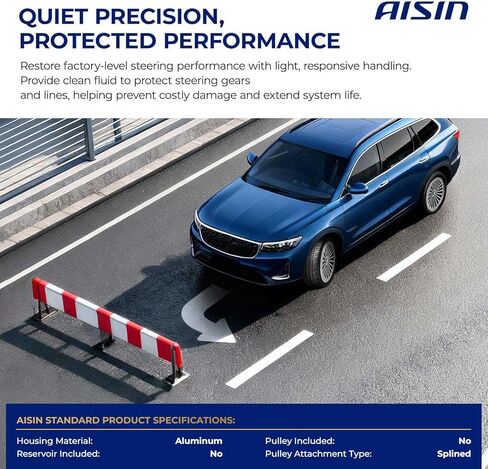 AISIN AFTERMARKET PSPH-00256 مضخة توجيه كهربائية - متوافقة مع Honda Civic، Acura EL 2001-2005 - L4 1.7L in Kuwait