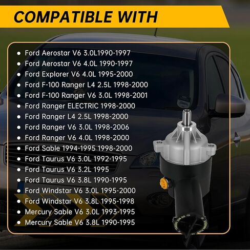 20-7271 Power Steering Pump Fit for Ford Ranger 1998-2006,for 1995-2000 Explorer 4.0L,for Ford F-100 Ranger 1998-2001,for Mercury Sable V6 3.8L 1990-1995,Replace F09Z3A674A in Saudi Arabia