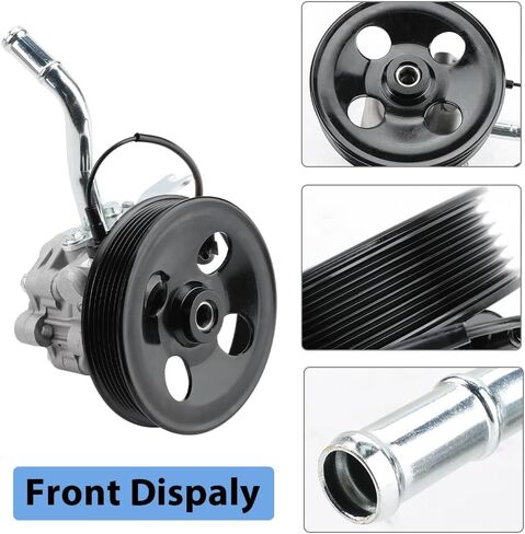 WMPHE Power Steering Pump with Pulley Compatible with Hyundai Genesis Coupe 2.0L L4 2010 2011 2012 2013, Replacement for 571002M000, 21-504 in Saudi Arabia