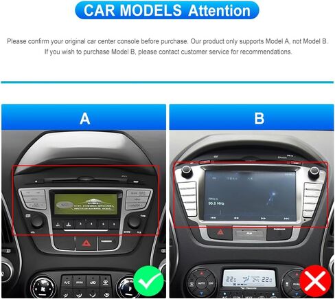 SIXWIN Android 13 Car Stereo for Hyundai Tucson IX35 2010-2015 Radio 10.1 inch Touch Screen Wireless CarPlay Android Auto Mirror Link 2G+32G Bluetooth FM 26UI WiFi EQ GPS Navigation Backup Camera MIC in Saudi Arabia