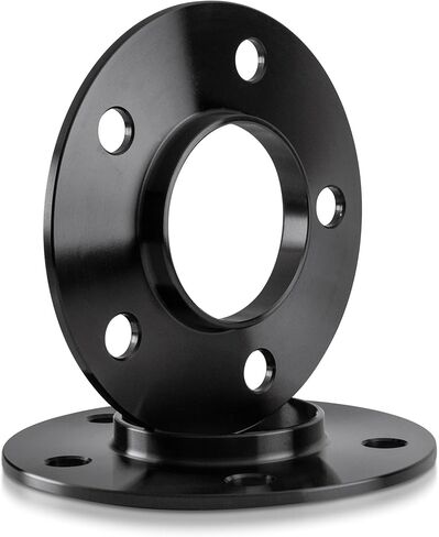 Customadeonly 2 Pieces 5mm Hub Centric w/Lip Wheel Spacers Adapters 5x114.3 Bolt 64.1mm to 73mm Bore for 5x114.3 Pattern Compatible for Aftermarket Wheels w/ 73.1mm Bore ONLY - Black in Saudi Arabia