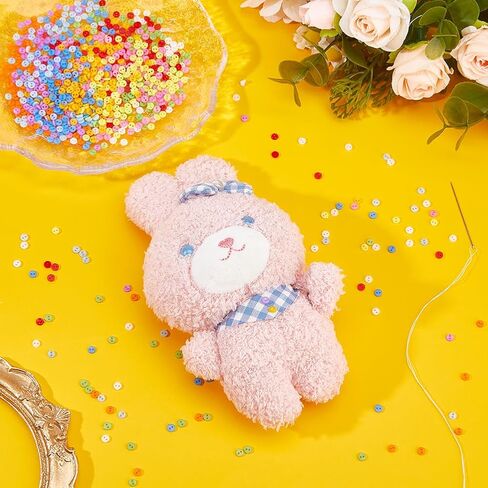 DICOSMETIC 1000Pcs 10 Colors Mini Round Buttons Tiny Plastic Buttons 4mm Doll Cloth Buttons Colorful 2-Hole Buttons Plastic Sewing Buttons for DIY Handmade Craft Art Sewing in Kuwait
