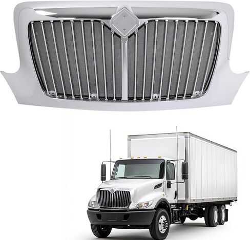 شواية متوافقة مع قاعدة Durastar 4100 الدولية 02-05 و13-19 وقاعدة Durastar 4200 11-19 وقاعدة Durastar 4300 16-19 وقاعدة 4400 مع مصد أمامي لشاشة الحشرات وشواية كروم فضية in Kuwait