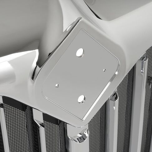 شواية متوافقة مع قاعدة Durastar 4100 الدولية 02-05 و13-19 وقاعدة Durastar 4200 11-19 وقاعدة Durastar 4300 16-19 وقاعدة 4400 مع مصد أمامي لشاشة الحشرات وشواية كروم فضية in Kuwait