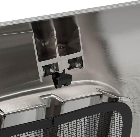 شواية متوافقة مع قاعدة Durastar 4100 الدولية 02-05 و13-19 وقاعدة Durastar 4200 11-19 وقاعدة Durastar 4300 16-19 وقاعدة 4400 مع مصد أمامي لشاشة الحشرات وشواية كروم فضية in Kuwait