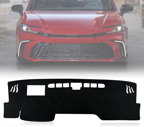 Dashboard Cover Dash Mat Pad Compatible with Toyota Camry 2025 2026 Dash Cover Protector (Black Trim) in Kuwait