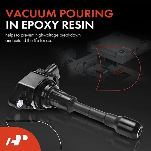 A-Premium Ignition Coil Compatible with Nissan & Infiniti Vehicles - 3.7L 5.0L 5.6L - 370Z 2009-2020, FX50 2009-2013, G37 2011-2013, Q50 2014-2015, Q70 2014-2019, QX50 2014-2017 in Kuwait