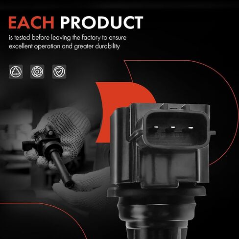 A-Premium Ignition Coil Compatible with Nissan & Infiniti Vehicles - 3.7L 5.0L 5.6L - 370Z 2009-2020, FX50 2009-2013, G37 2011-2013, Q50 2014-2015, Q70 2014-2019, QX50 2014-2017 in Kuwait